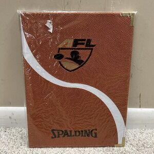 Spalding AFL American Football League Folder Portfolio Notepad Book Textured New